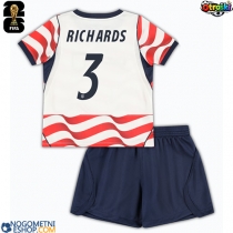 Otroški Nogometni dresi Združene države Chris Richards #3 Domači SP 2026 Kratek Rokav (+ Kratke hlače)